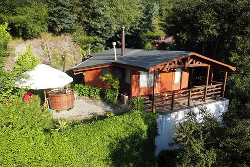 Cabaña con hot-tub
